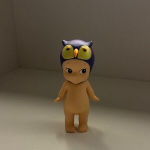 Purple and Yellow Owl Hat Kids Toy